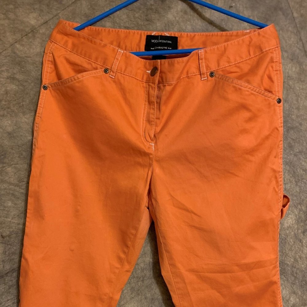 Orange capris